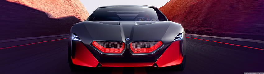 BMW Vision M NEXT Sports Car, Road Ultra Background for : Widescreen & UltraWide & Laptop : Multi Display, Dual Monitor : Tablet : Smartphone, 5120x1440 Car Fond d'écran HD