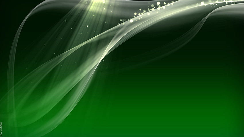 green, Abstract, White, Waves, Vectors HD wallpaper