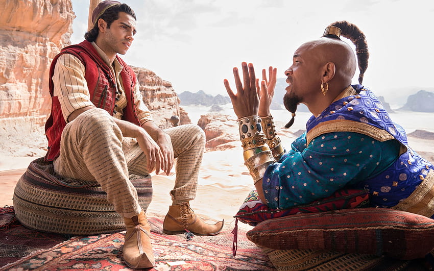 de Aladdin, 2019, Mena Massoud, Will Smith papel de parede HD