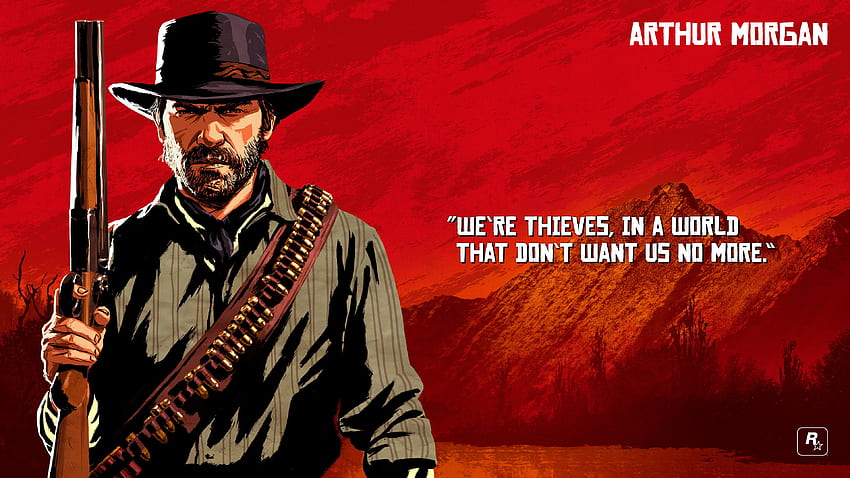 Red Dead Redemption 2 Zitat von Arthur Morgan, Sadie Adler HD-Hintergrundbild