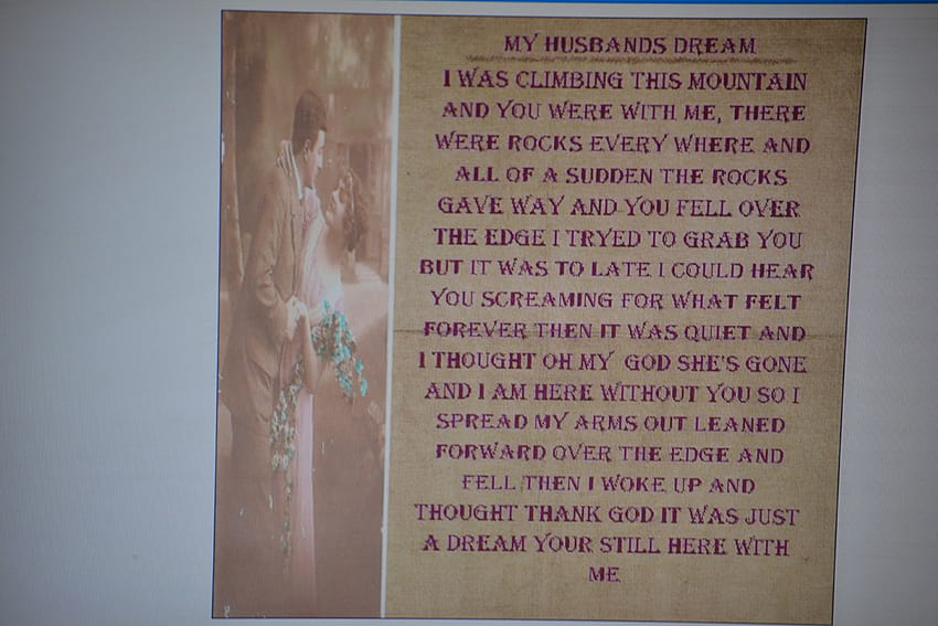 My husband's dream, husband, love, dream, forever HD wallpaper