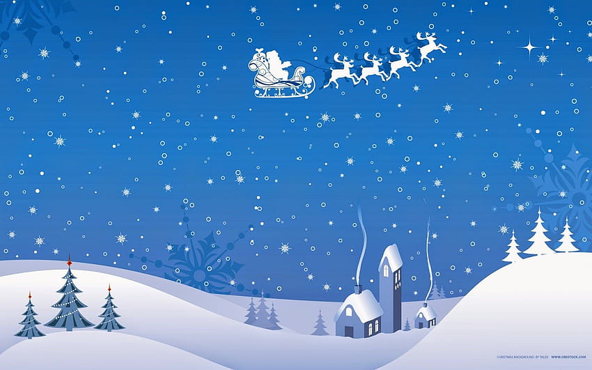 Noël de dessin animé - scènes de Noël, fond de Noël, tumblr de Noël Fond d'écran HD