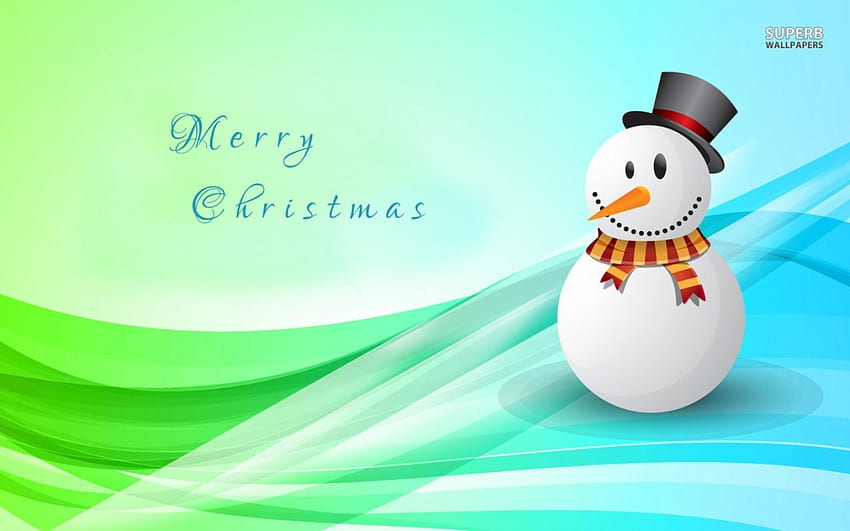 Snow Man, Man, Merry, Christmas, Snow HD wallpaper