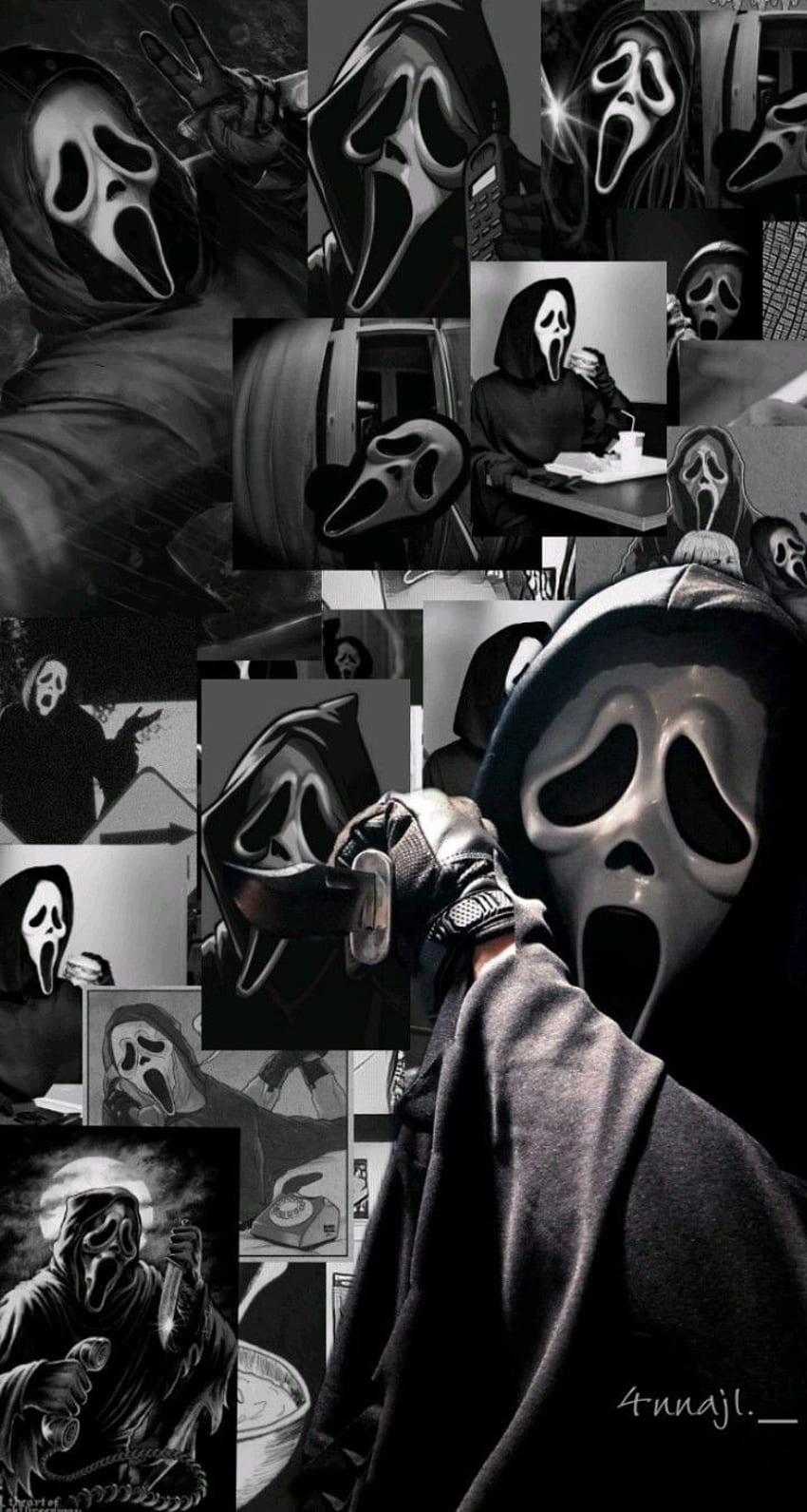 Scream, ghostface, scary HD phone wallpaper