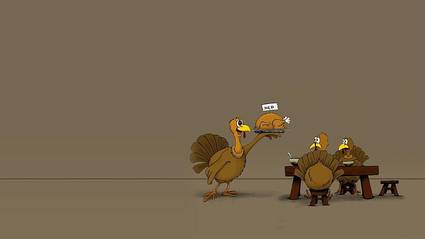 Turkey Happy Thanksgiving In Black Background 4K 5K HD Thanksgiving  Wallpapers, HD Wallpapers