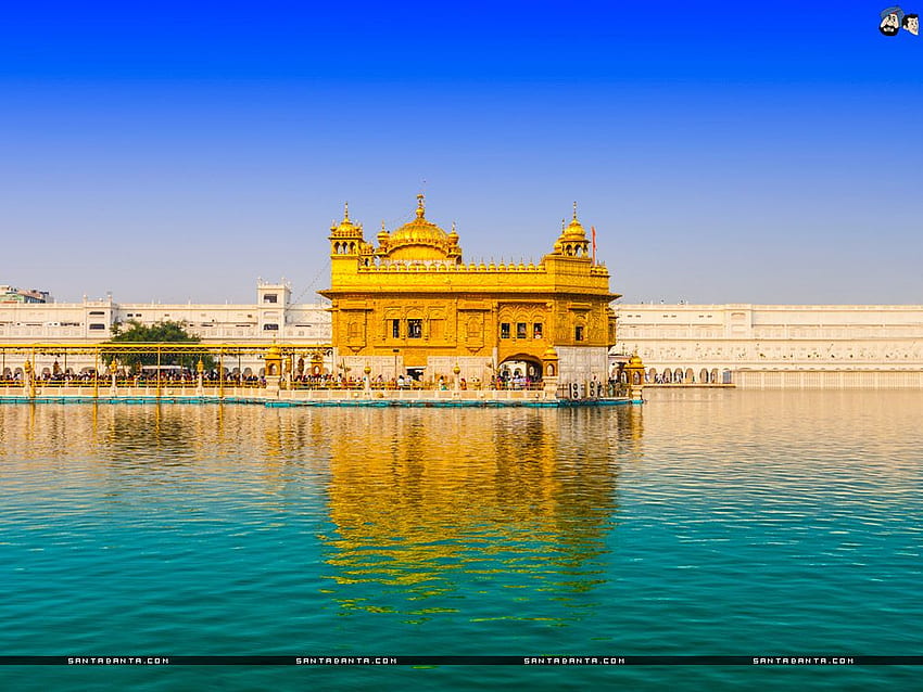 Exclusivos Sikh Gurus y Gurudwara. Templo Dorado, Amritsar fondo de pantalla