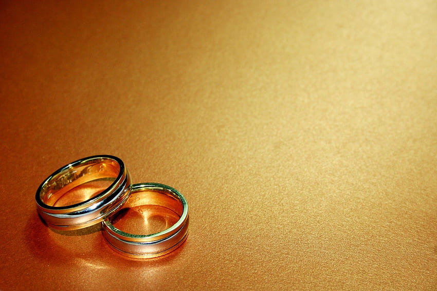 di fidanzamento. Anelli di fidanzamento, di fidanzamento e fidanzamento, anello d'oro Sfondo HD