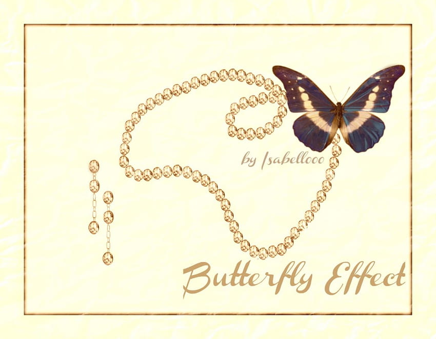 ButterflyEFFECT., perhiasan, kupu-kupu, efek, seni Wallpaper HD