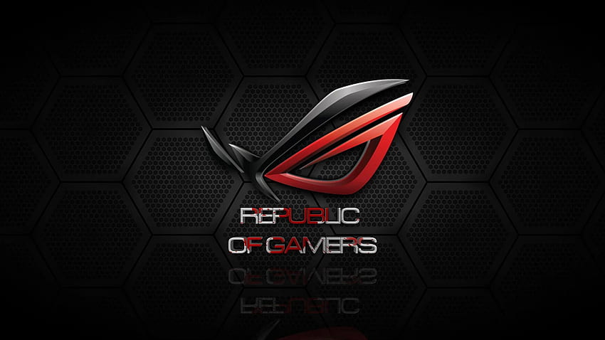 Black And Red Republic Of Gamers Asus RoG - รหัส - หน้า สำหรับพีซี Asus rog อินเทรนด์ วอลล์เปเปอร์ HD