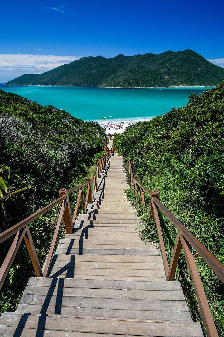Enjoy a private tour to the pristine beach area of Arraial do Cabo, Brazil Beaches HD phone wallpaper
