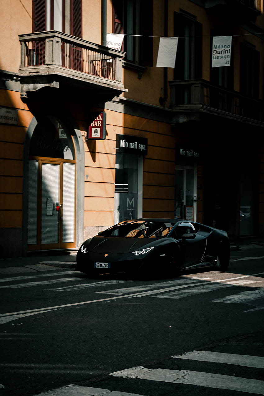 Lamborghini, Car, Black HD phone wallpaper | Pxfuel