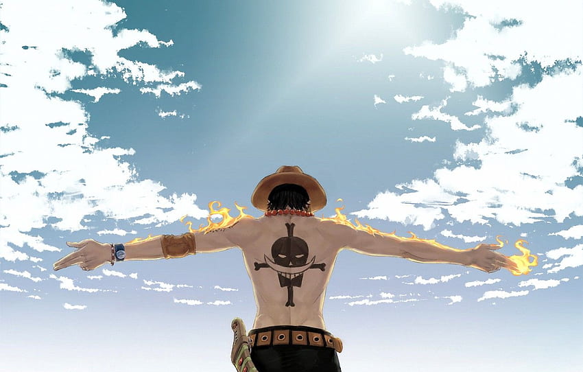 Virgilio.Arttattoo - Mini tatuagem do anime One Piece. Do clã do chapéu:  Chapéus do Luffy Cartola do Portgas D. Ace Cartola do Sabo Misturamos o  preto e cinza com colorido para destacar