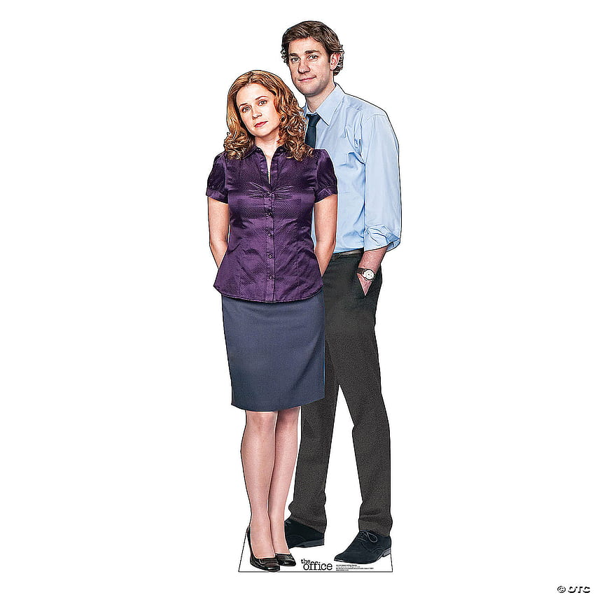 Jim Halpert & Pam Beesly Berdiri di Kantor™ wallpaper ponsel HD
