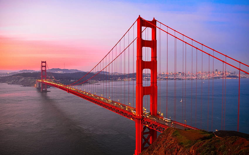 Golden Gate Bridge à San Francisco Ordinateur, arrière-plan. .. Golden gate bridge, San francisco golden gate bridge, Golden gate, Californie Fond d'écran HD