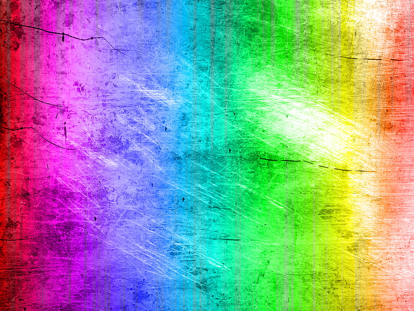 Rainbow Grunge Aesthetic Computer HD wallpaper