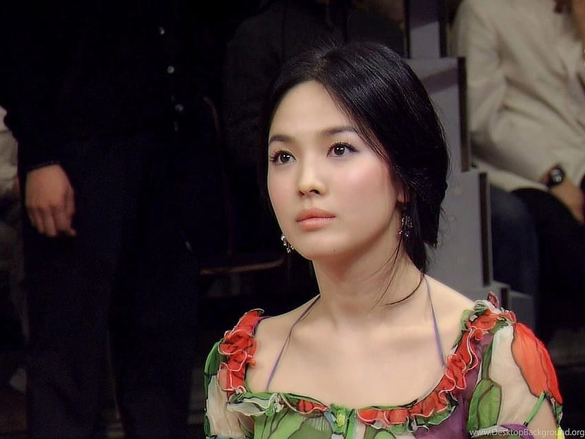 Song Hye Kyo Сладка корейска актриса Красива Артис Корея. Заден план HD тапет