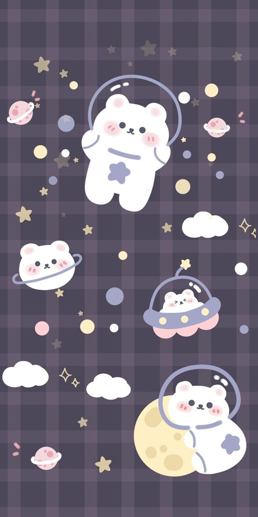 Space, bear, cute HD phone wallpaper | Pxfuel