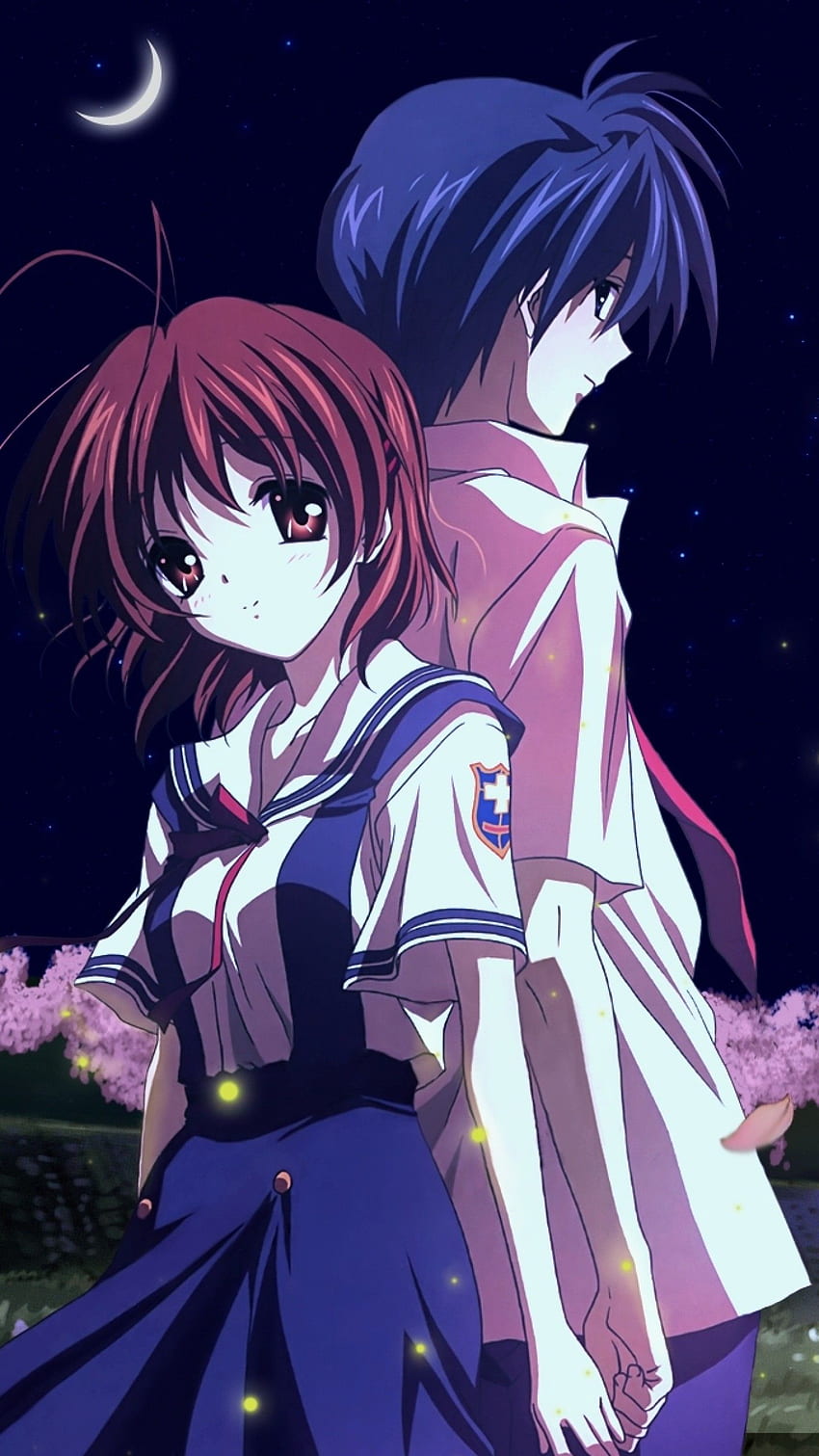 Preestreno Clannad, Furukawa Nagisa, Okazaki - Clannad fondo de pantalla del teléfono