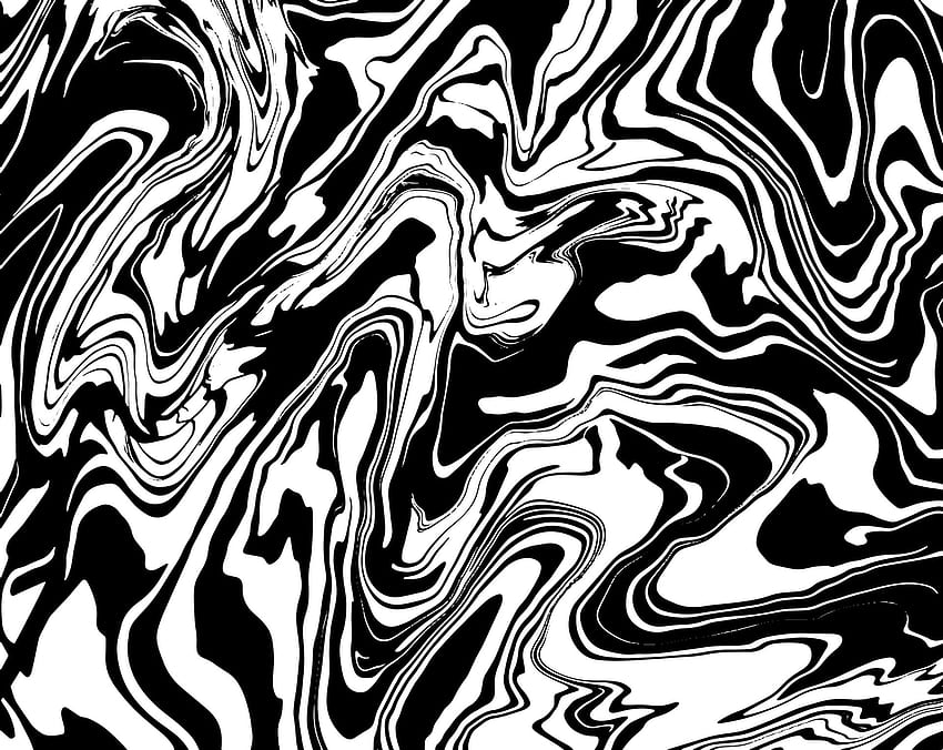 Black and white abstract marble texture. Monochrome abstract background. Vector illustration 2431892 Vector Art at Vecteezy, Black and White Liquid Art HD wallpaper