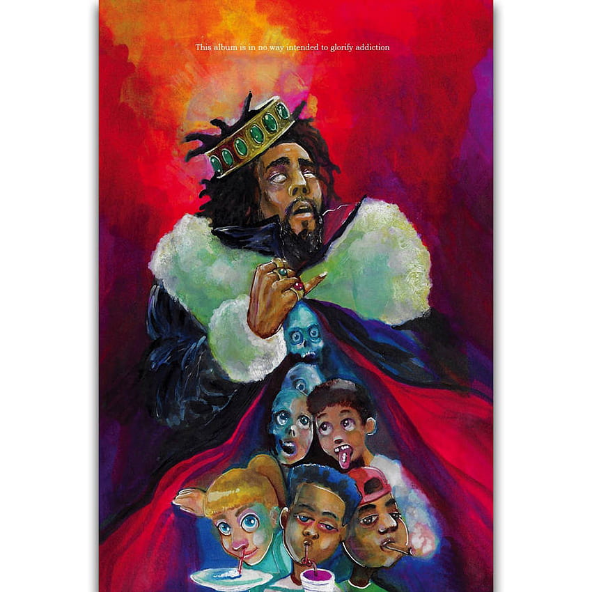 S213 2018 New Album Cover J Cole K.O.D Album Music Singer Wall Art Painting Print On Silk Canvas Poster Home Decoration. Painting & Calligraphy. - AliExpress, J. Cole Album HD phone wallpaper