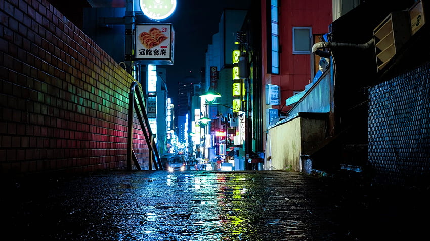 Tokyo Lights, 미적 일본어 2560X1440 HD 월페이퍼