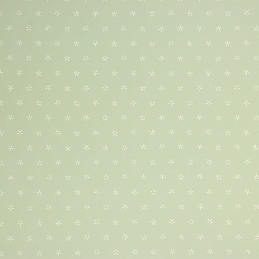 1940s Vintage White Star Geometric on Green - Rosie's Vintage, Vintage Polka Dot HD phone wallpaper