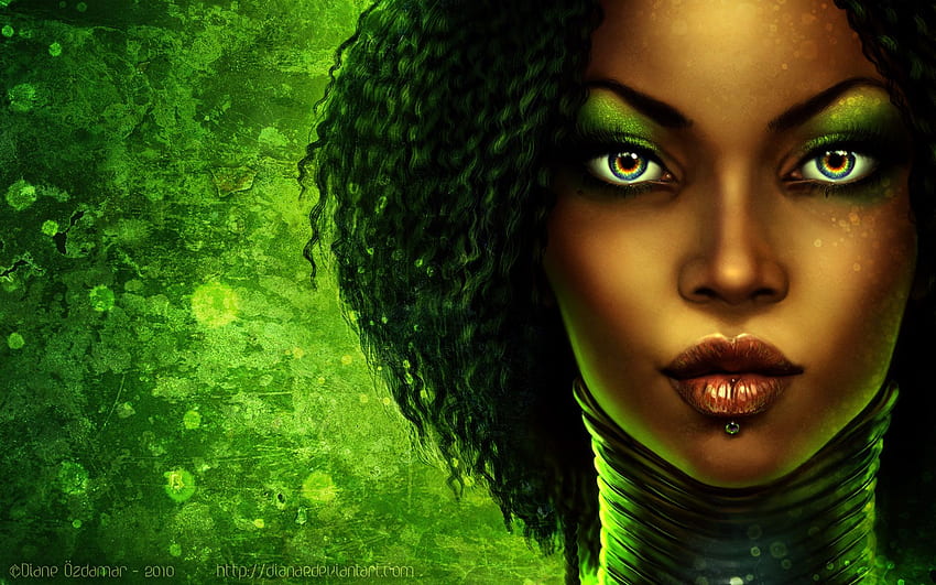 Background African American, African Girl HD wallpaper