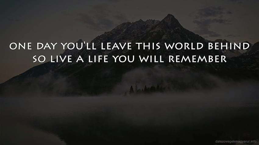 Avicii The Nights Quotes. QuotesGram, Live A Life You Will Remember HD wallpaper