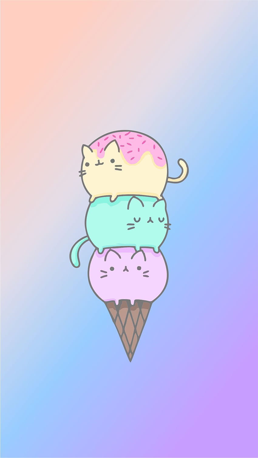Sorvete. Cream , Ice cream , Cute pastel HD phone wallpaper