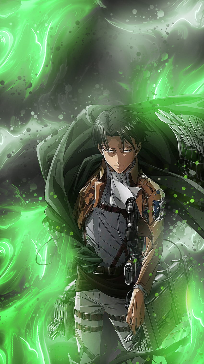 I made Levi for mobile : ShingekiNoKyojin, Attack On Titan Erwin HD phone wallpaper