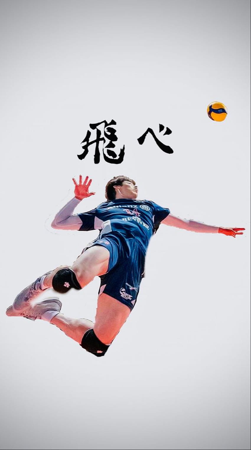 Yuki Ishikawa. Pose bola voli, Referensi pose, Pose referensi tubuh wallpaper ponsel HD