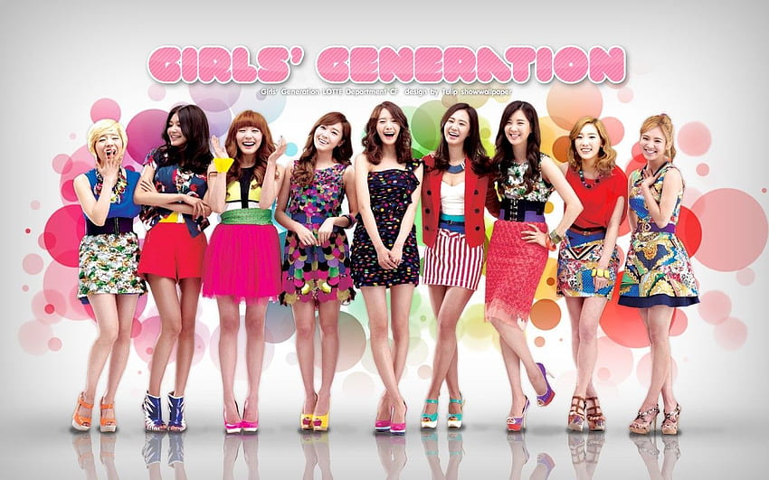 поколението на момичетата . SNSD Girls Generation, лого на Girls' Generation HD тапет