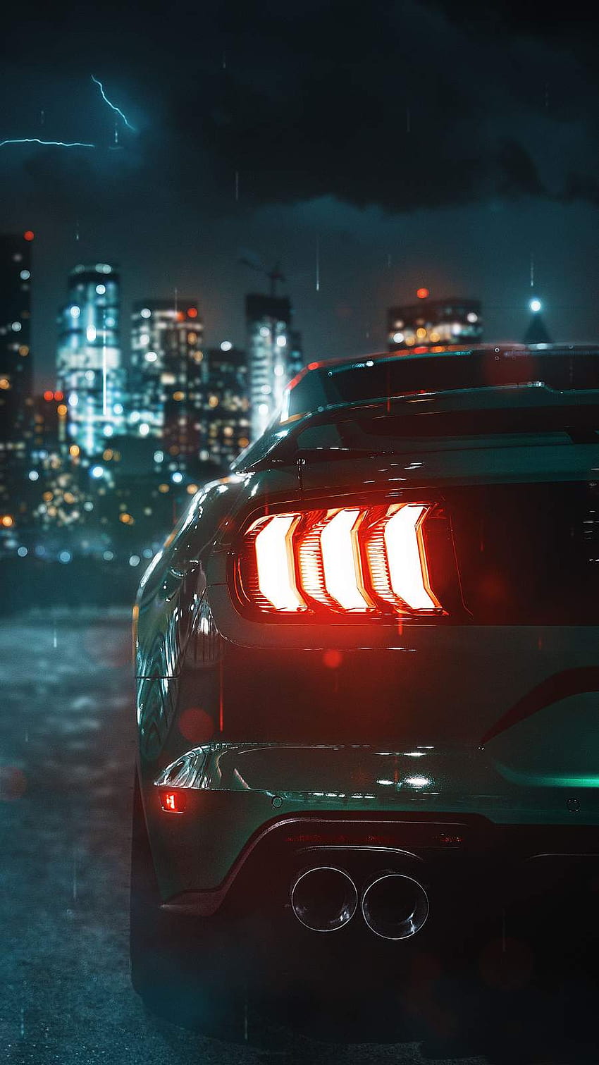 Mustang Tail Lights IPhone - IPhone : iPhone HD phone wallpaper