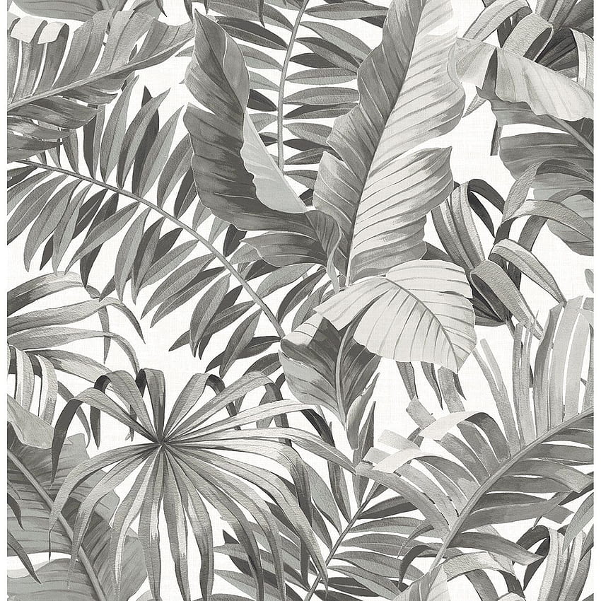 Alfresco Tropical Palm in Grey from the Pacifica Collection – BURKE DECOR, Black Tropical HD phone wallpaper