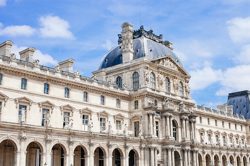 Ciudades, París, Louvre, Francia fondo de pantalla