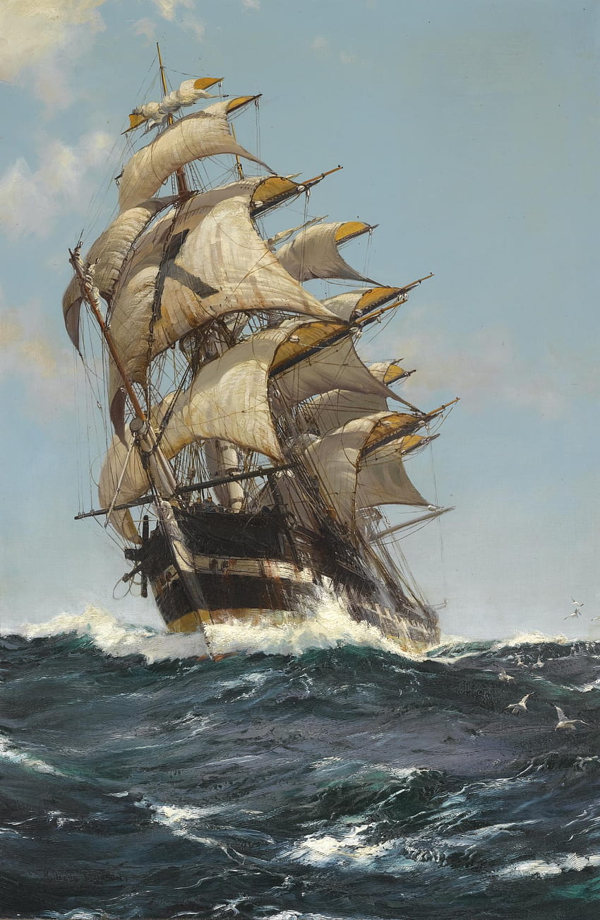 Have some vertical !. Sailing ships, Ship artwork, Pirate ship drawing, Ship Painting HD phone wallpaper