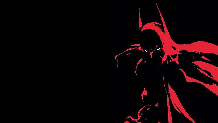 Batman en rojo y negro fondo de pantalla | Pxfuel