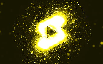 TikTok Yellow Logo, , Yellow Neon Lights, Creative, Yellow Abstract ...