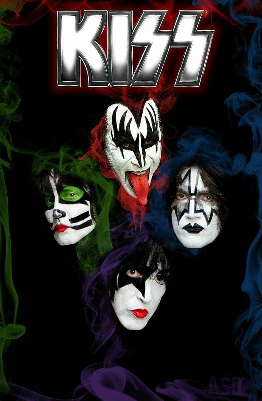 Kiss Rock Band - - Papel de parede de celular HD
