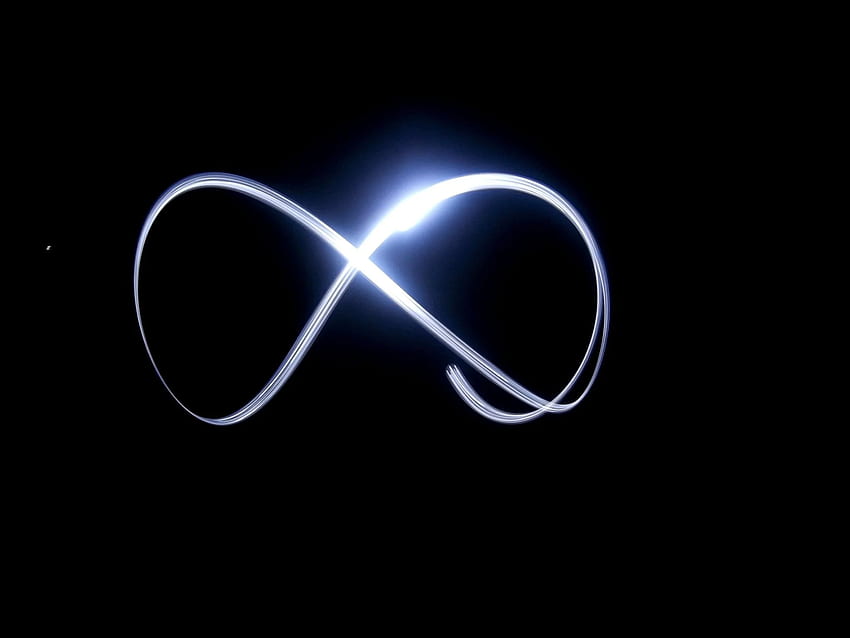 Sonsuzluk sembolü . 2019'da Infinity Logosu HD duvar kağıdı