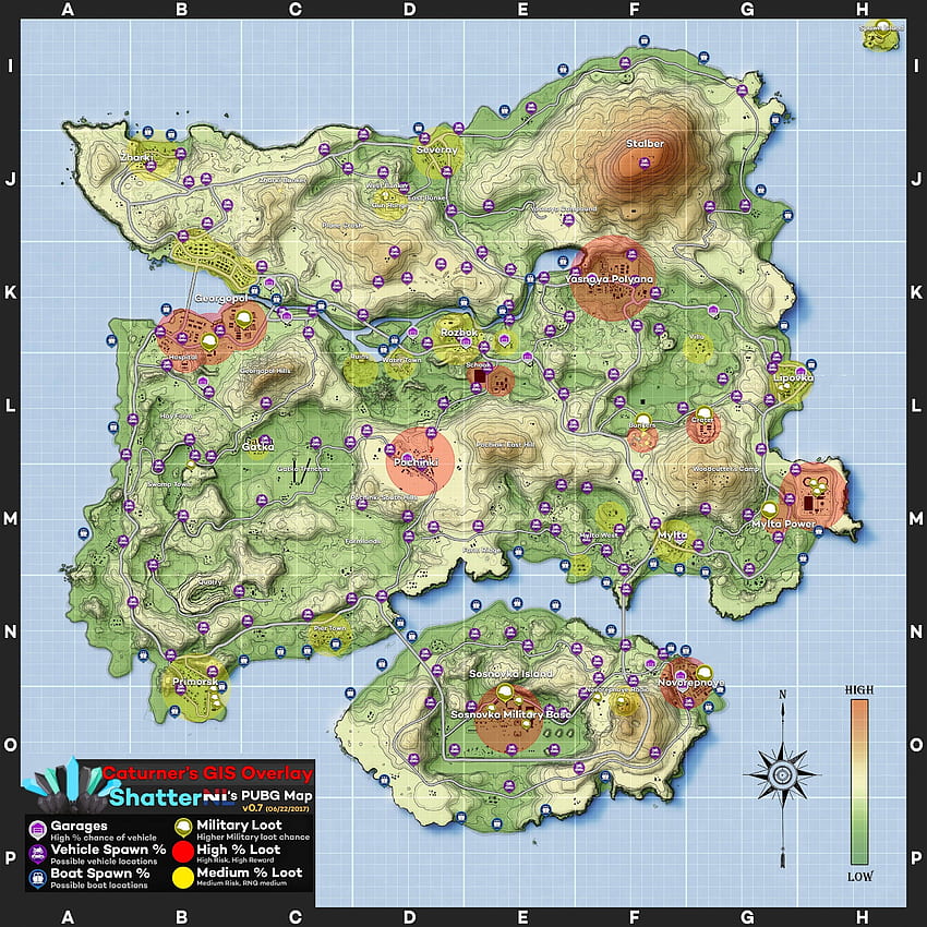 playerunknowns battlegrounds erangel haritaları, PUBG Haritası HD telefon duvar kağıdı