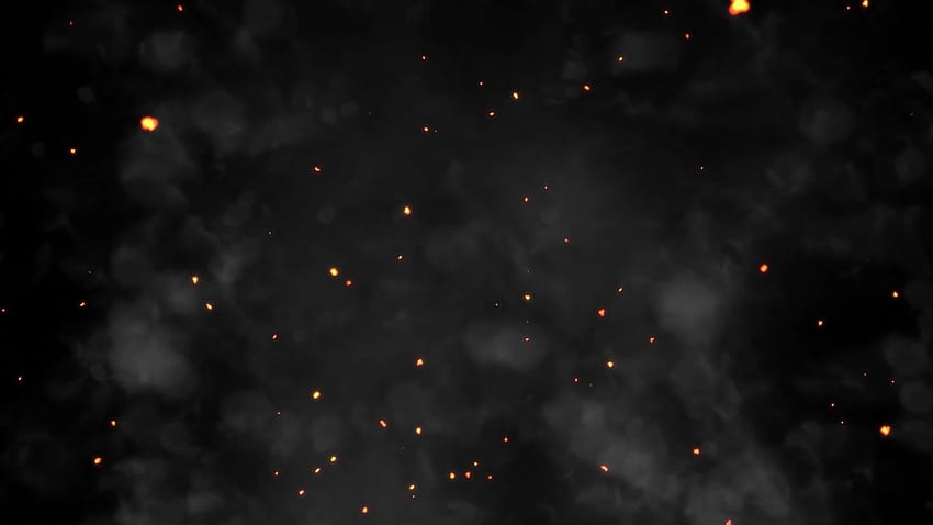 Feuerpartikel überlagern den Raucheffekt. Overlays, Digitale Kunst, Feuer HD-Hintergrundbild