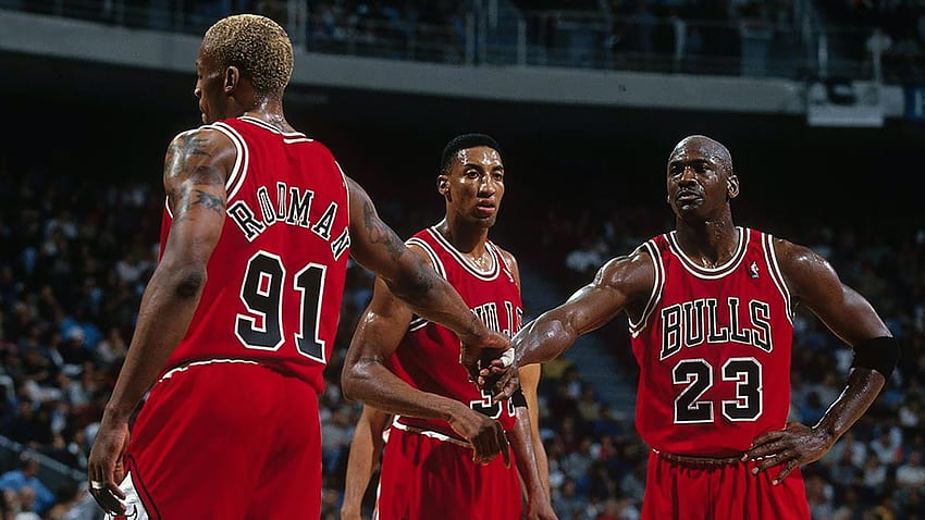 Ostatni taniec: Michael Jordan, największy film dokumentalny Bulls, Michael Jordan i Pippen Tapeta HD