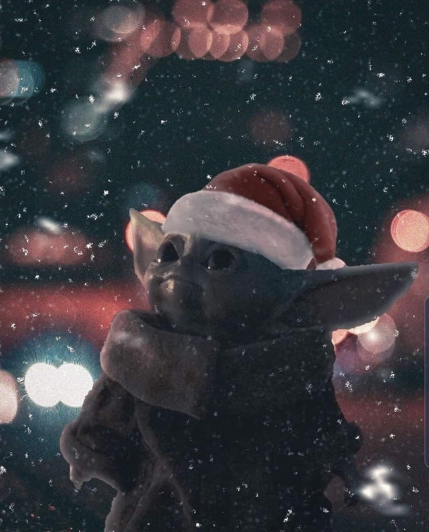 Tabitha Oswalt on Baby Yoda. Yoda , Star wars art, Yoda art, Baby Christmas HD phone wallpaper