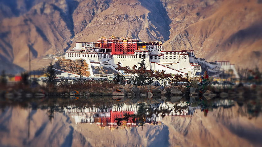 Lhasa tibet, Palazzo Sfondo HD