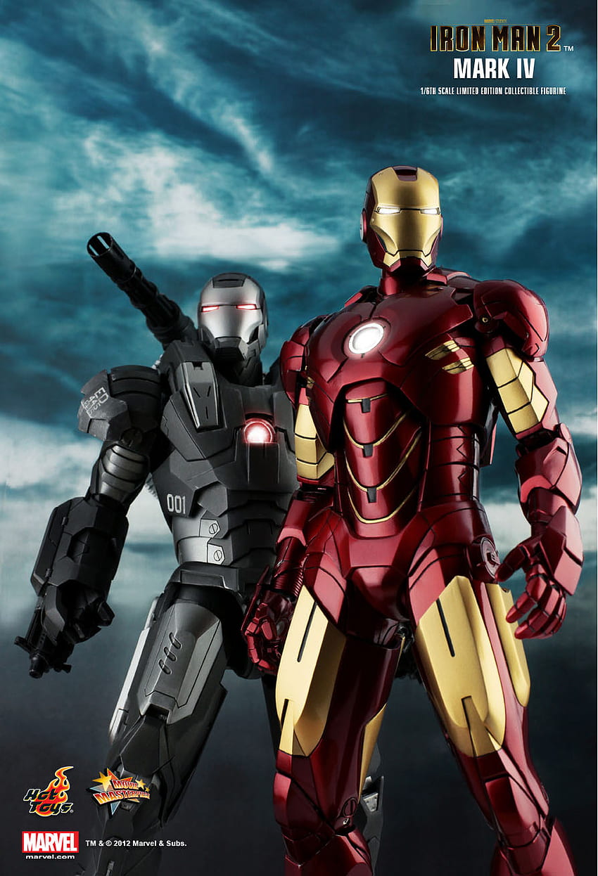 핫토이 : Iron Man 2 - Mark IV 1 6th Scale Limited Edition Collectible Figurine, Iron Man Mark 4 HD 전화 배경 화면
