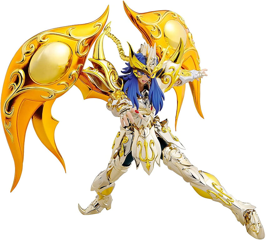 Saint Seiya Soul of Gold: God Cloth Scorpio Milo Myth EX Action Figure : Toys & Games HD wallpaper