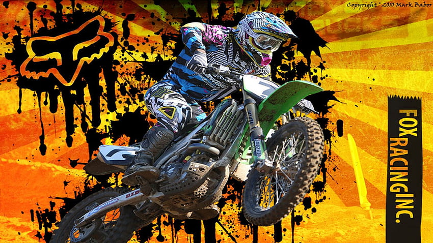 Fox Riders, Fox Dirt Bike HD тапет