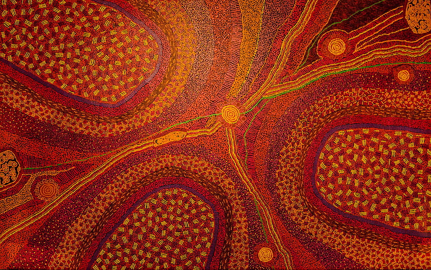 Australische Kunstgalerie der Aborigines eröffnet HD-Hintergrundbild