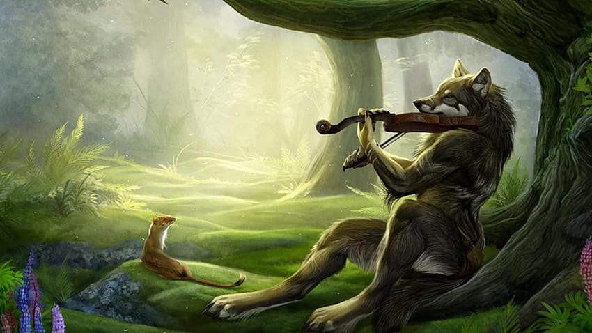 Mystical Wolf , Legendary Wolf HD wallpaper